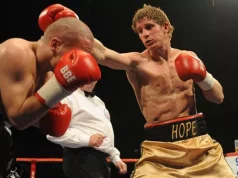 Kerry Hope makes boxing history