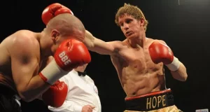 Kerry Hope makes boxing history