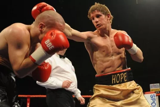 Kerry Hope makes boxing history