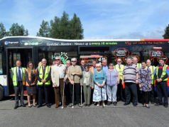Merthyr bus drivers and passengers with sight loss swap places for the day