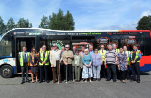 Merthyr bus drivers and passengers with sight loss swap places for the day